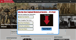 Desktop Screenshot of newenglandhistoricalsociety.com